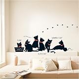 Nursery Easy Apply Wall Sticker Decorations - Kitty Committee