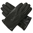 Luxury Lane Men's Cashmere Lined Goatskin Leather Gloves