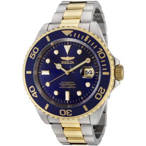 Invicta Men's F0067 Pro Diver Collection Automatic 18k Gold-Plated and Stainless Steel Watch On Sale