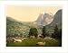 FRAMED - Grindelwald cows in pasture Bernese Oberland Switzerland, c. 1890s