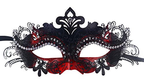 Masquerade mask shiny metal rhinestone venetian pretty …