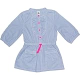 カーターズ（Carter's）水色ストライプトップス 女の子水色&白ストライプワンピ風長袖チュニック 6years(114-122cm) ギフトプレゼント,ワンピース風トップス,春夏コーデ [並行輸入