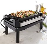Wolfgang Puck Reversible Grill & Griddle Plus Stand 1800 Watt Dual Use BRGG1100