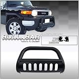 IMAGE OF Toyota FJ Cruiser Black Bull Bar/Push Bar - Fits 2006, 2007, 2008, 2009, 2010 FJ Cruiser