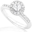 1/2ctw Round Brillant Diamond Engagement Ring (HI/I1)