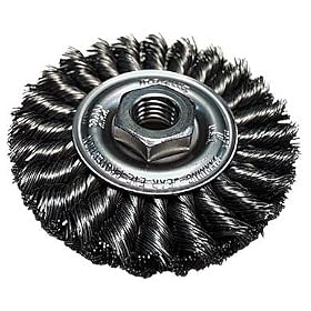Buy 2 Pack Makita 743203-4C 4 Knotted Standard Twist Wire Wheel Carbon Steel - M10 x... by Makita now!
