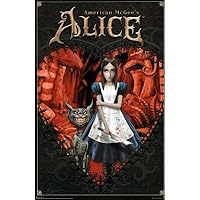 American McGee's Alice (Key Art, Alice and Cheshire Cat) Video Game Poster Print