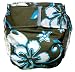 CuteyBaby All in One Modern Cloth Diaper, Olive Hawaii image 1