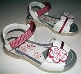 Hush Puppies valentina Girl's white leather upper & lining sandals.