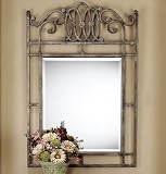 Montello Console Mirror (Old Steel Finish) (41.25H x 28W x .75D)
