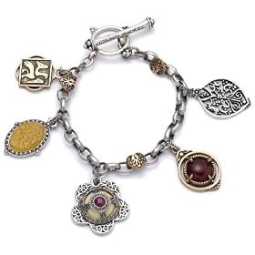 Buy Lucky Brand Gimmie Shelter Charm Bracelet, 7.5 by Amazon.com Collection