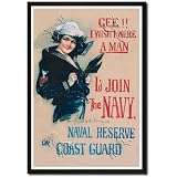 Framed Art Poster 20x30, Gee!! I Wish I Were a Man by 