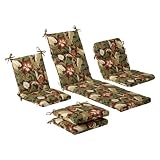 Outdoor Brown/Green Patio Cushion & Pillow Collection