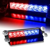Red & Blue Generation 3 LED Law Enforcement Use Strobe Lights For Interior Roof / Dash / Windshield