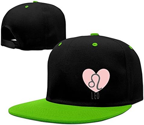 HIPOP Leo Zodiac Sign Contrast Color Baseball Hats With KellyGreen