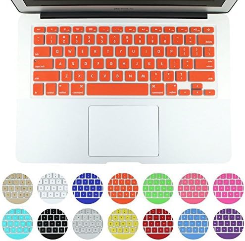 Elecitizon Silicone Keyboard Cover Skin For MacBook Air 11" -Orange