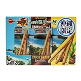 沖縄限定 スティックエリーゼ 黒糖クリーム 6箱入り