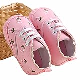 (ミストーク)MissTalk 花柄　やわらかい　軽い　女の子ベビーシューズ キッズスニーカー　ベビー靴　ファーストシューズ　出産祝い (12cm, ピンク)