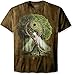 The Mountain Yin Yang Tree Adult T-Shirt, Green, Medium