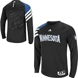 Adidas Minnesota Timberwolves On-Court Long Sleeve Shooting Shirt Xx Large