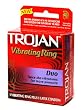 Trojan Duo Intense Stay Hard Cockring Vibrating Ring Sex Toy Kit