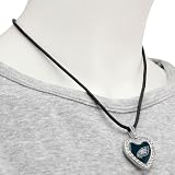 NFL Touch by Alyssa Milano Philadelphia Eagles Crystal Heart Team Logo Pendant Necklace