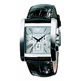 Emporio Armani Watch Mens Leather Strap AR0186 - WW by Emporio Armani