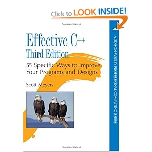 best books c++ on Effective C++: 55 Specific Ways to Improve Your Programs and Designs ...