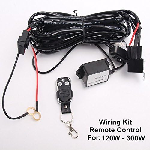 Wellness Everything Remote Control Wiring Hrnessa Kit Switch Relay Led Light Bar 120W 240W 300W 2M (Remote Wiring Harness)