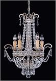 Savoy House 1-2040-5-255 Artisan Silver Boutique Five Light Mini Crystal Chandelier from the Boutique Collection