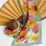 Silk Chiffon Scarf Wrap, 100% Silk Women's Fashion Scarves by TexereSilk -- Spring is Here!