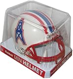 Houston Oilers 1981-1996 Replica ''2 Bar'' Riddell Throwback Mini Helmet
