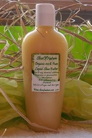 Slice of Nature&copy; 100% Pure Shea Butter Oil. Rare East Africa Nilotica Liquid Shea Butter. Organic. Large 8 Oz (240 Ml)