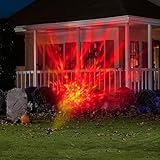 Gemmy 966237 LED Outdoor Fire and Ice Lightshow, Orange