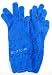 Bebe Winter Gloves Baby Fur Logo Rhinestone Blue