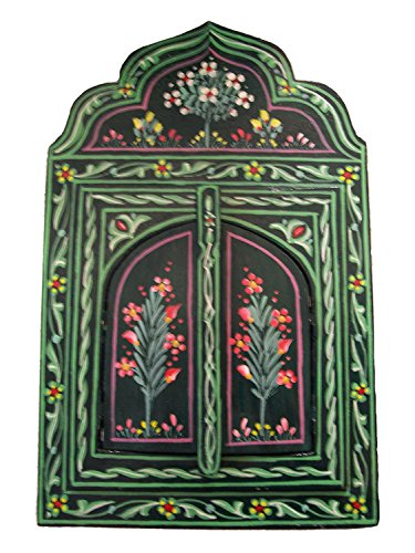 Moroccan Mirrors Handmade Wood Morrish Mirror Green