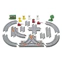 GeoTrax Rail and Road System : Add 'em on to your GeoTrax Railway! Road Track Pack includes 20 pieces!