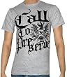 CALL TO PRESERVE - Eagle Logo - Gray T-shirt