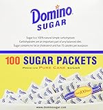 DOMINO SUGAR PACKETS - 100/ 3.54g Packs