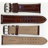 Invicta Genuine 24mm Brown Eel Leather USA Watch Strap IS242
