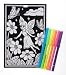 Fairy Velvet Art Coloring Poster with Markers