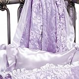 3 Piece Velvet and Satin Crib Bedding Set by Little Giraffe