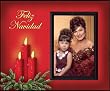 Feliz Navidad Picture Frame Gift Candles