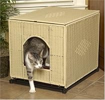 Simpson Ventures 14501 Jumbo Decorative Litter Pan Cover - Natual Wicker