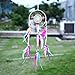 Soledi Dream Catcher Wall Hanging Ornament India Style Car Handmade Flower Dream Catcher Circular Net With feathers Decoration Decor Ornament Craft Gift Colorful