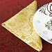 Gold Damask Fabric Napkins 2ct