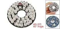 CCD Cctv Camera 5mm 48-LED Lamp 60 Degree IR Infrared Board