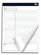 TOPS Docket Gold Planning Pad, Wide Rule, 8.5 x 11.75 Inches, White, 40-Sheet Pads (4 Pads per Pack) (77102)