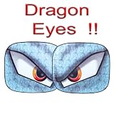 AXIUS Grey Dragon Eyes Windshield Sunshade Standard Sz Axius 5052391-NOS03