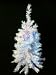 3' Pre-Lit White Artificial Christmas Tree - Blue Lights